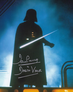 Dave Prowse  10x8 signed in Silver Star Wars