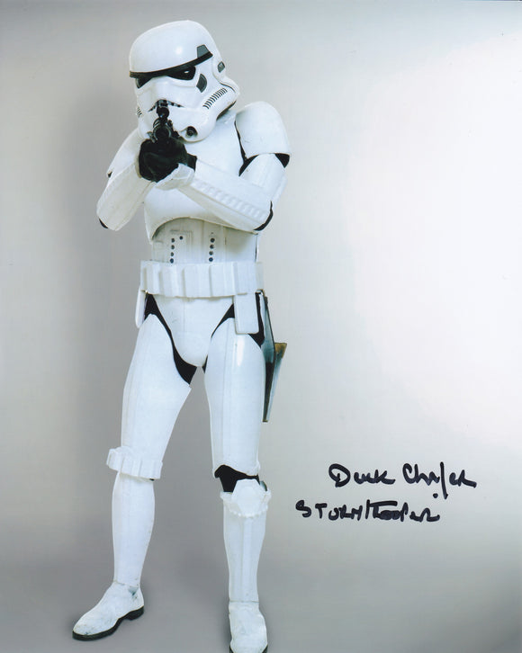 Derek Chafer 10x8 signed in Star Wars