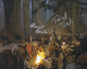 Darrell & Russell Brooke 10x8 signed in Silver Star Wars Return of the Jedi