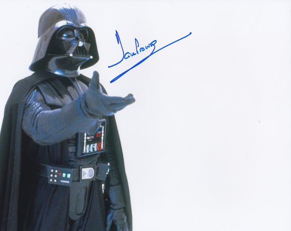 Dave Prowse 10x8 signed in Blue Star Wars A New Hope