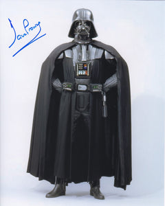 Dave Prowse 10x8 signed in Blue Star Wars A New Hope