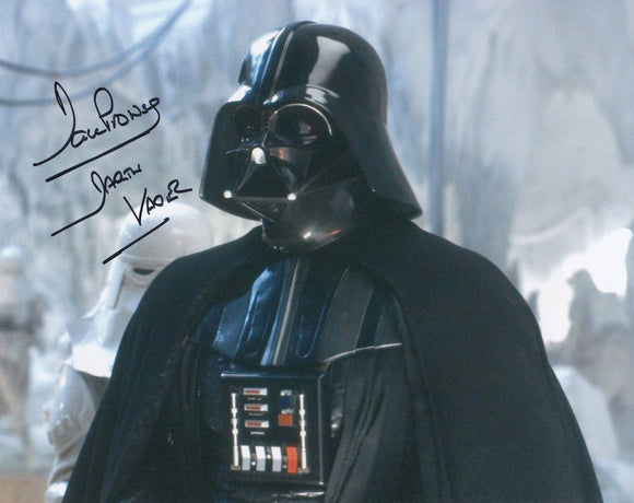 Dave Prowse 10x8 signed in Black Star Wars Empire Strikes Back