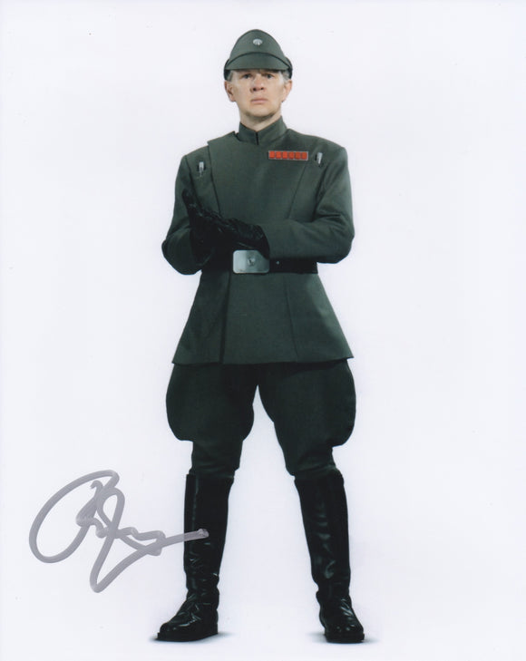 Richard Cunningham 10x8 signed in Silver Star Wars Rogue One
