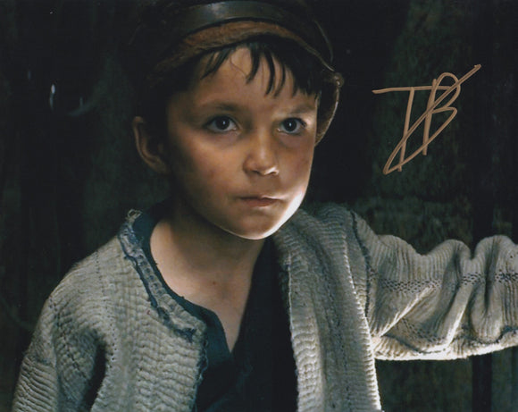 Temirlan Blaev 10x8 signed in Gold Star Wars The Last Jedi