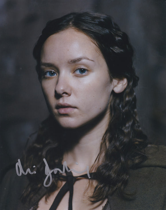 Alexandra Dowling 10x8 signed in Silver The Musketeers