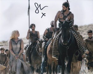 Staz Nair 10x8 signed in Black Game of Thrones