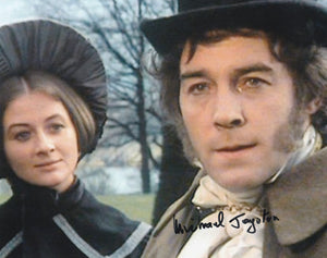 Michael Jayston 10x8 signed in Black Jane Eyre