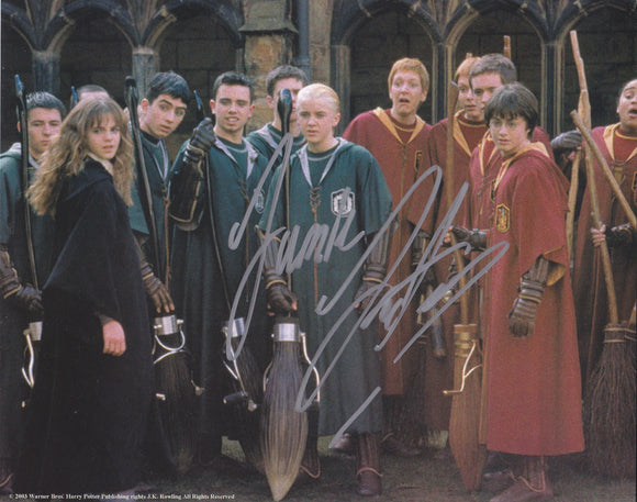 Jamie Yeates 10x8 signed in Silver Harry Potter