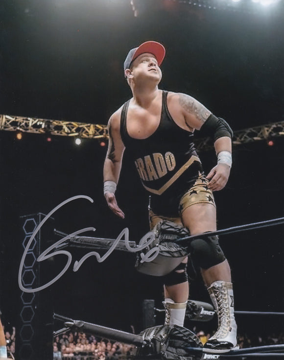 Grado 10x8 signed in Silver Wrestling