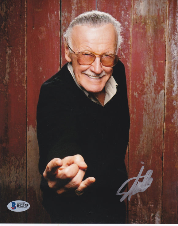 Stan Lee signed in Silver with Beckett