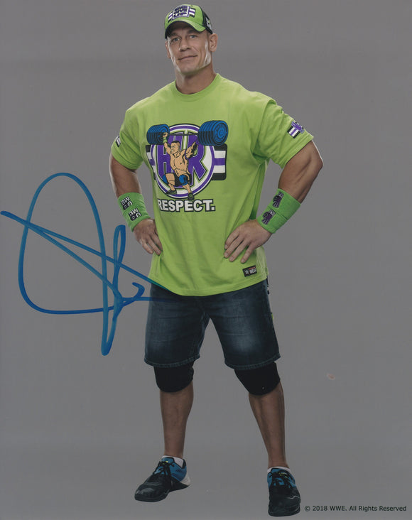 John Cena signed in Blue