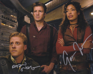 Alan Tudyk & Gina Torres signed in Silver