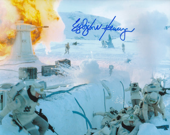 Sigbjorn Henanger 10x8 signed in Blue Empire Strikes Back