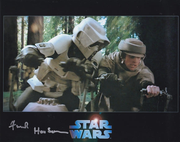 Frank Henson 10x8 signed in Black - Star Wars Return of the Jedi
