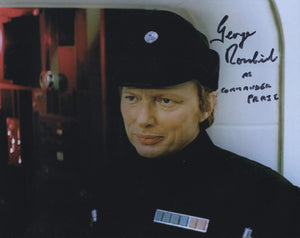 George Roubicek Autograph Card George Roubicek 10x8 signed in Black - Star Wars A New Hope ...