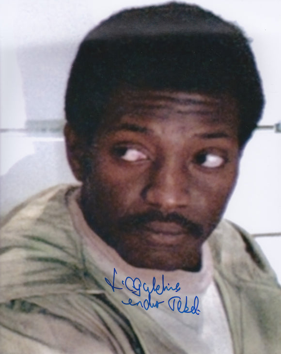 Leroy Golding 10x8 signed in Blue Star Wars return of the Jedi