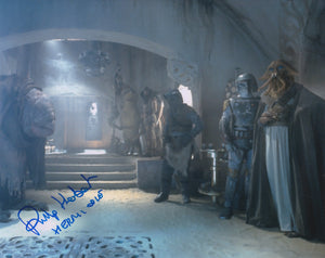 Phil Herbert 10x8 signed in Blue Star Wars Return of the Jedi