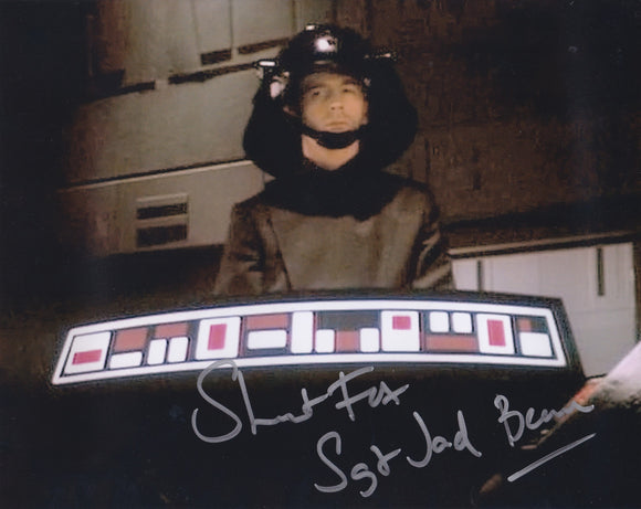 Stuart Fox 10x8 signed in Silver Star Wars Return of the Jedi