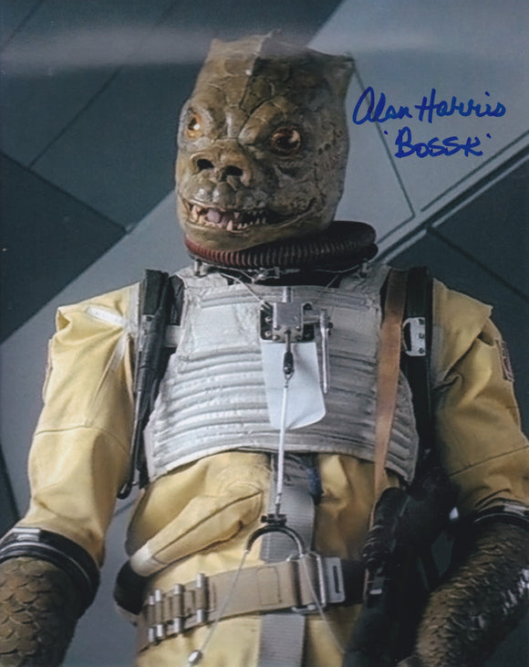 Alan harris 10x8 signed in Blue Empire Strikes Back