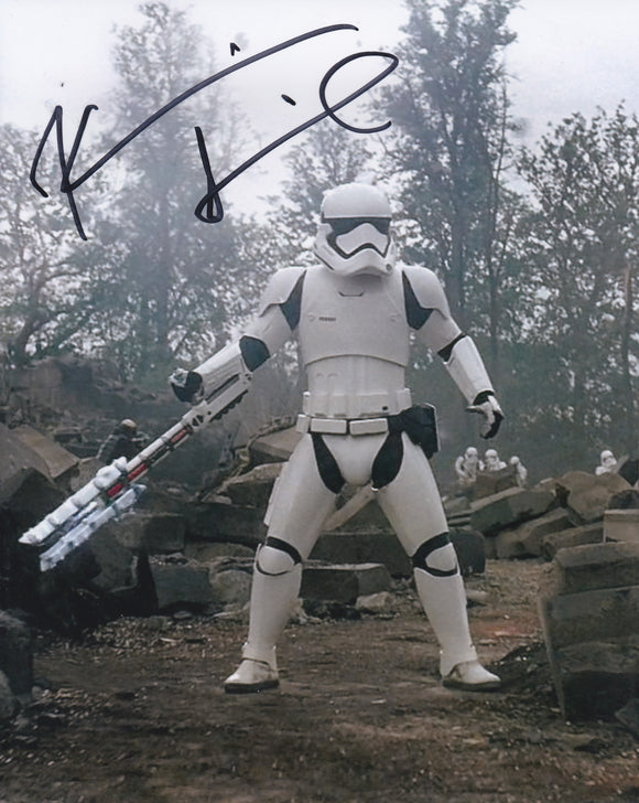 Kevin Smith 10x8 signed in Silver Star Wars The Force Awakens