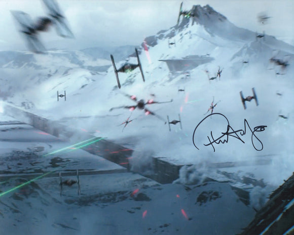 Phil Hodges 10x8 signed in Black Star Wars The Force Awakens