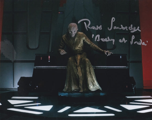 Ross Sambridge 10x8 signed in Silver Star Wars The Last Jedi