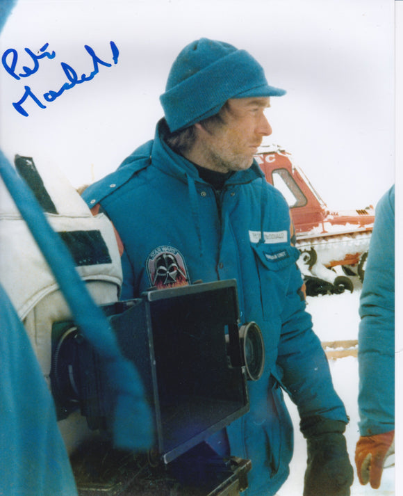Peter Macdonald 10x8 signed in Blue Empire Strikes Back