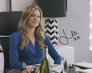 Jes Macallan signed 10x8 in Black