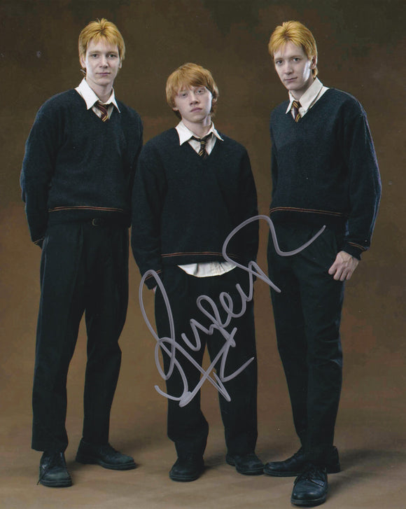 Rupert Grint 10x8 signed in silver