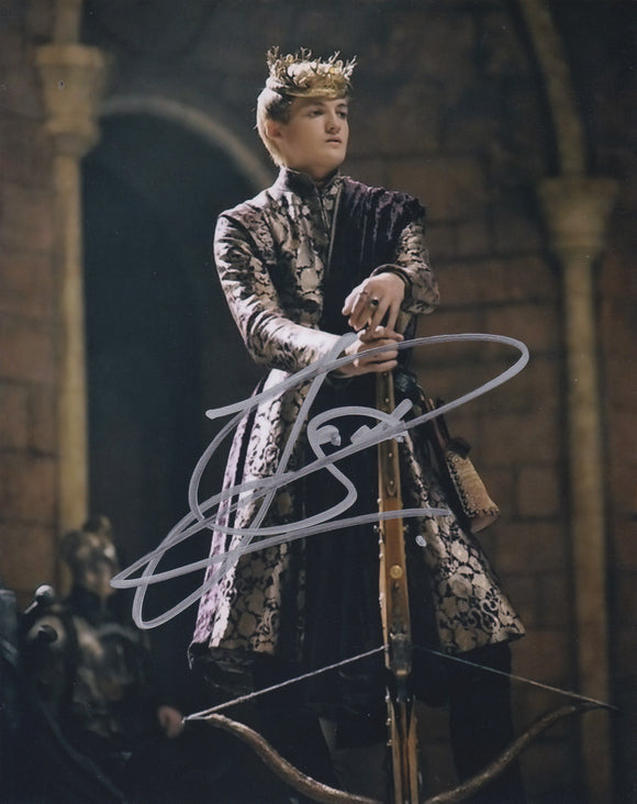 Jack Gleeson 10x8 signed in Silver Game Of Thrones