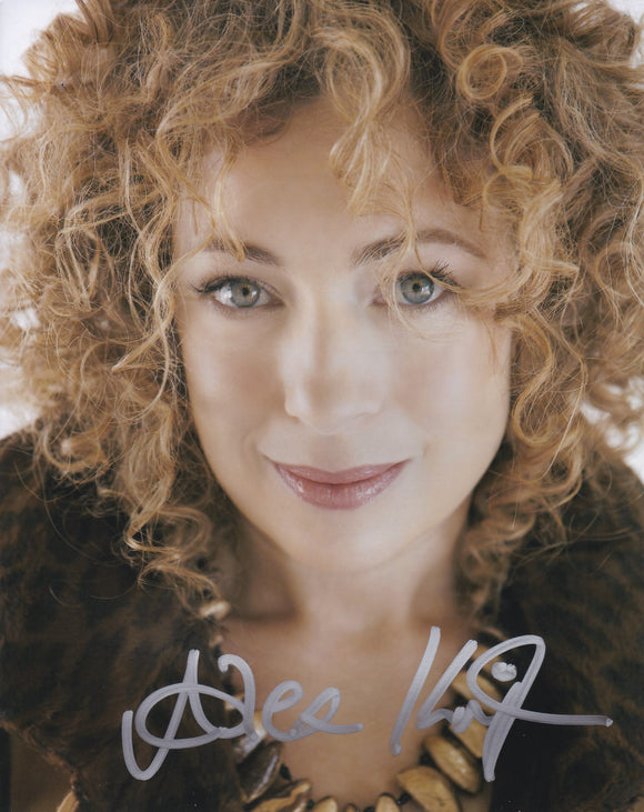 Alex Kingston 10x8 signed in SIiver Doctor Who