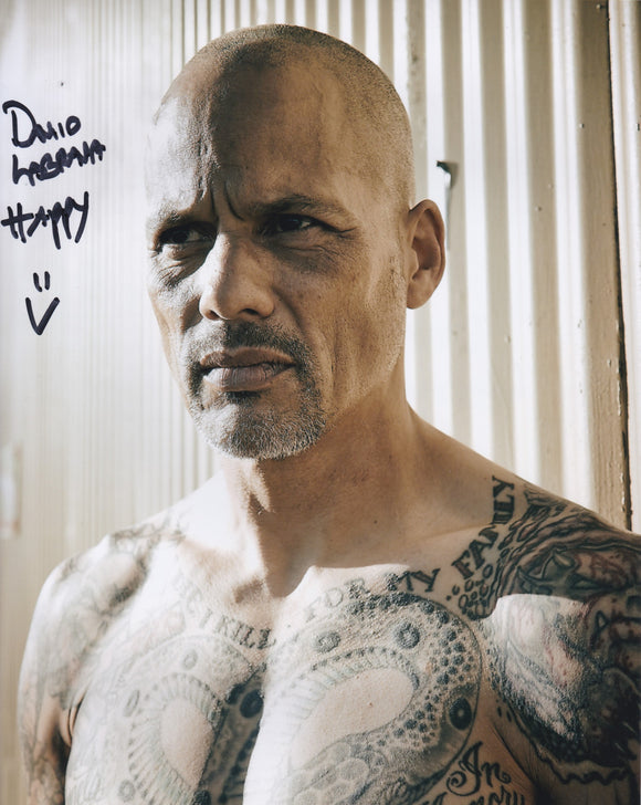 David Labrava 10x8 signed in Black Sons of Anarchy