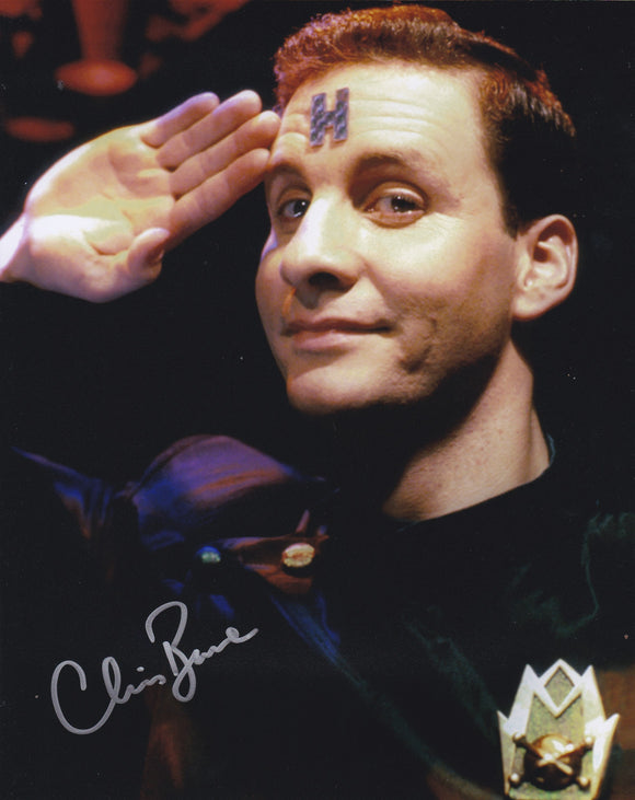 Chris Barrie 10x8 signed in silver Red Dwarf