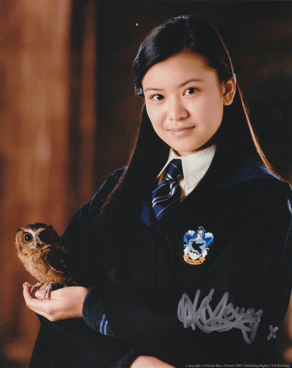 Katie Leung 10x8 signed in Silver Harry Potter