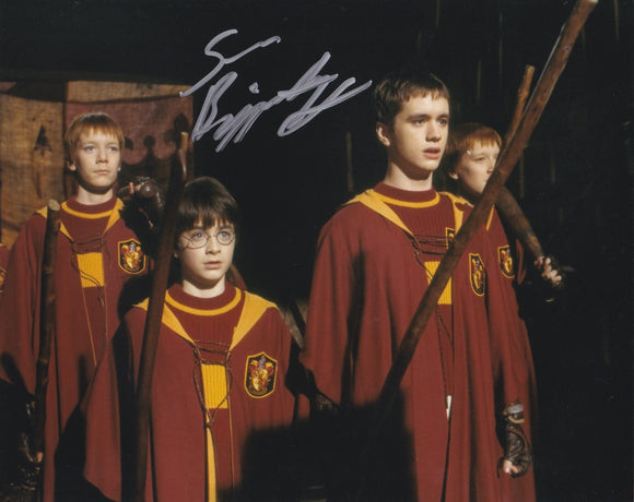 Sean Biggerstaff 10x8 signed in Silver Harry Potter