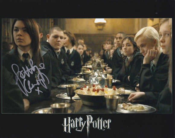 Scarlette Bryne 10x8 signed in Silver Harry Potter