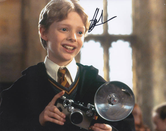 Hugh Mitchell 10x8 signed in Black Harry Potter