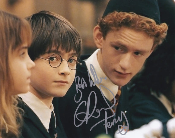 Chris Rankin 10x8 signed in Silver Harry Potter