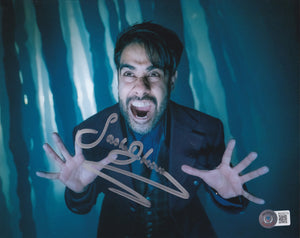 Sacha Dhawan 10x8 signed in Silver Doctor Who WITH BECKETT