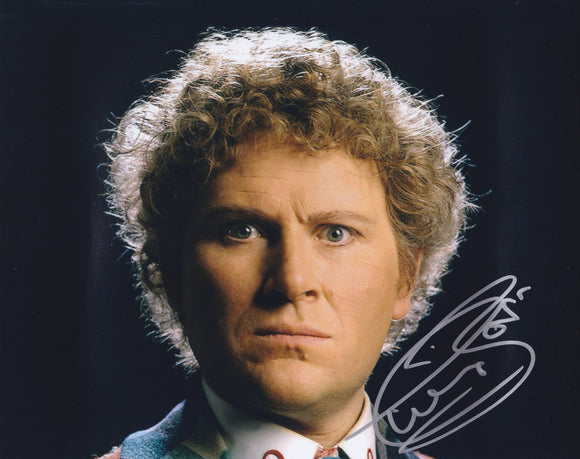 Colin Baker 10x8 signed in Silver Doctor Who