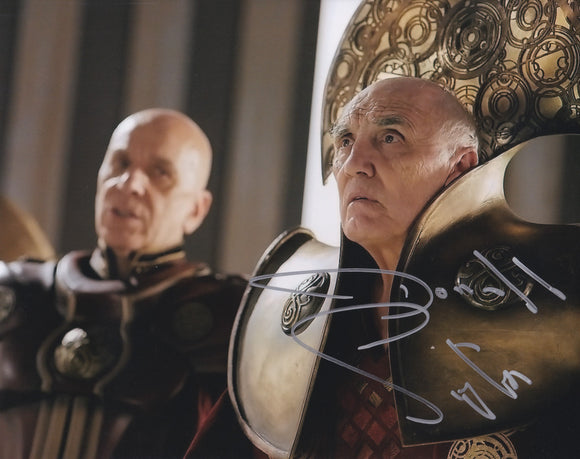 Donald Sumpter 10x8 signed in Silver Doctor Who