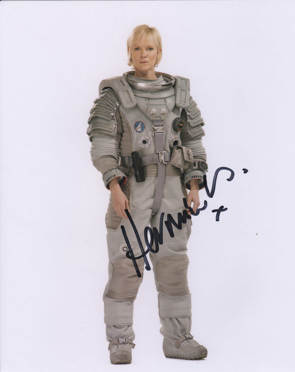Hermione Norris 10x8 signed in Black Doctor who