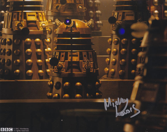 Mickey Lewis 10x8 signed in Silver Doctor who