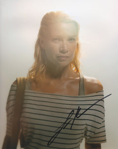Laurie Holdom 10x8 signed in Black The Walking Dead