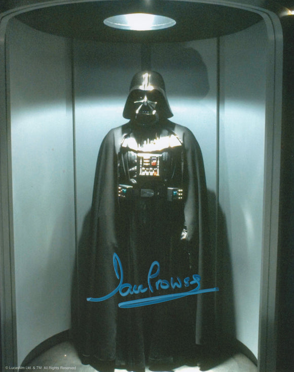 Dave Prowse10x8 signed in Blue paint pen StarWars