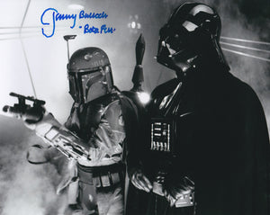 Jeremy Bulloch 10x8 signed in Blue Star Wars