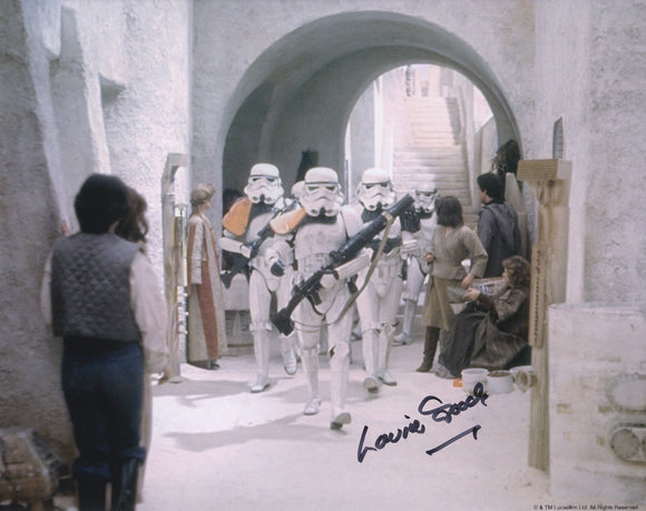 Laurie Goode signed in Black A New Hope Star Wars