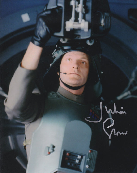 Julian Glover 10x8 signed in Silver Empire Strikes Back Star Wars