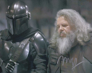 Mark Boone Jr 10x8 signed in Silver  The Mandalorian Star Wars