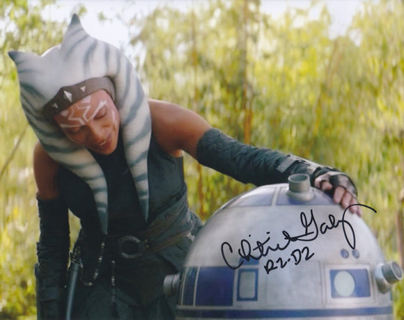Christine Galey 10x8 signed in Black Book of Boba Fett